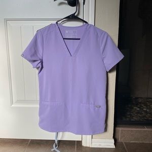 FIGS Lavender scrub set